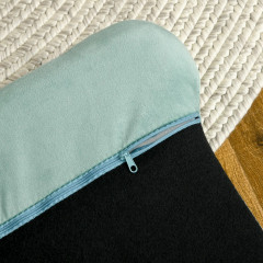 Canapea de lux pentru câini, cu spătar 98,5x60,5x35,5 cm | verde č.3