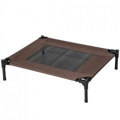 Șezlong pentru câini 76x61x18 cm | maro č.3