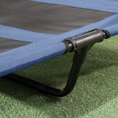 Șezlong pentru câini, cu copertină 92x76x90 cm | albastru închis č.3