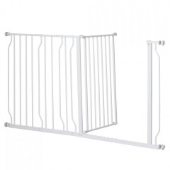 Barieră de protecție pentru câini 75-145 cm | alb č.2