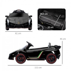 Mașină pentru copii Lamborghini | negru č.2