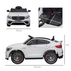 Mașină electrică pentru copii Mercedes Benz | alb č.3