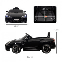 Mașină electrică pentru copii 103 x 58 x 41 cm | negru č.3