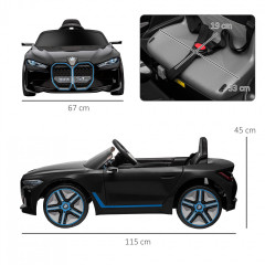 Mașină electrică pentru copii 115 x 67 x 45 cm | negru č.3