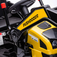 Tractor electric pentru copii, cu lopată | galben č.3