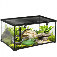 Terariu pentru reptile 50x30x25 cm | negru č.1