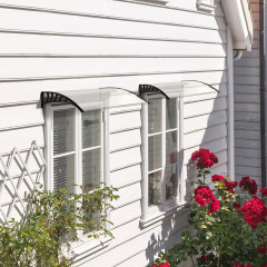 Copertină pentru ușa de intrare 90 x 150 cm | alb č.1