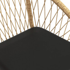 Set mobilier de grădină din rattan, 3 piese | galben č.3