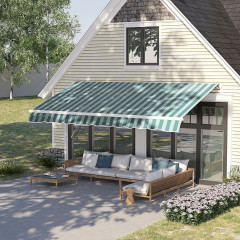 Marchiză retractabilă 3,5 x 2,5 m | verde č.2