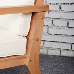 Scaune de grădină cu perne 2 bucăți 66x77,5x74,5 cm | maro + bej č.3