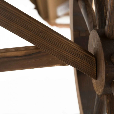 Masă de grădină din lemn masiv 113 x 60 x 65 cm | culoare naturală č.4