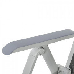 Șezlong de grădină pliabil 62 x 96 x 108 cm | gri închis č.3