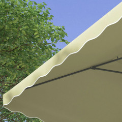 Umbrelă de balcon cu protecție UV 243x243 cm | bej č.3