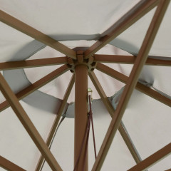 Umbrelă bambus Ø 300 cm | gri č.3