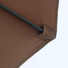 Umbrelă de soare cu manivelă Ø2,95 x 2,5 m | maro č.3