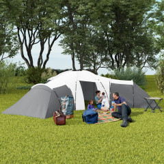 Cort camping de familie pentru 6-9 persoane | gri č.1