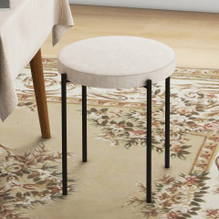 Set de 4 taburete Adri 41,5 x 41,5 x 46 cm | alb-crem č.2