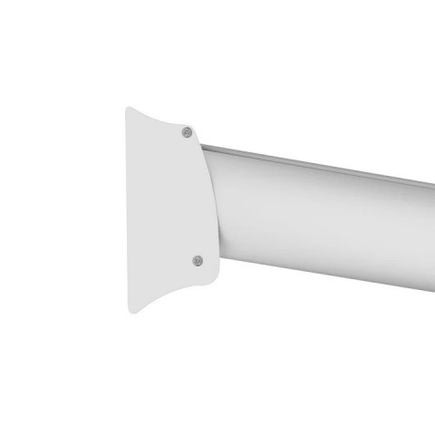 Pergolă de grădină din aluminiu, cu acoperiș din policarbonat, 3 x 5,5 m | albă č.7