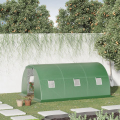 Seră tip tunel cu folie 4,5x3 m | verde č.1