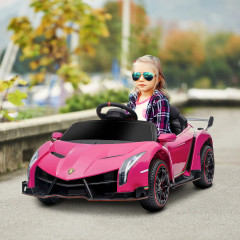 Mașină pentru copii Lamborghini | roz č.1