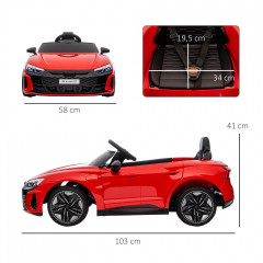 Mașină electrică pentru copii 103 x 58 x 41 cm | roșu č.3