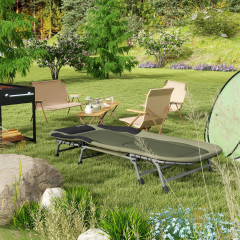 Pat de călătorie reglabil 200 x 85 x 40-51 cm | verde č.2