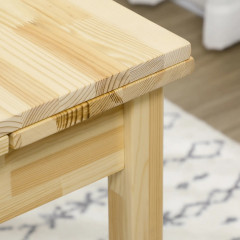 Masă pliabilă pentru 2-4 persoane 73,5-120x80x75 cm | culoare naturală č.3