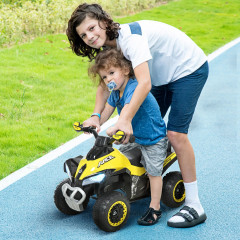 ATV electric pentru copii 67,5 x 38 x 44 cm | galben č.2