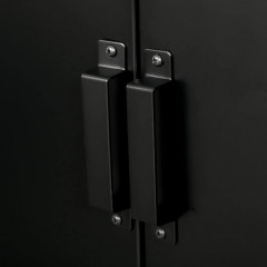 Dulap cu 2 sertare 117x36x74 cm | negru č.3