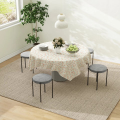 Set de 4 taburete Adri 41,5 x 41,5 x 46 cm | gri închis č.1