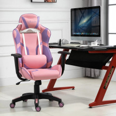 Scaun ergonomic 69x56x125,5 cm | roz și violet č.1
