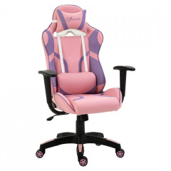 Scaun ergonomic 69x56x125,5 cm | roz și violet č.2