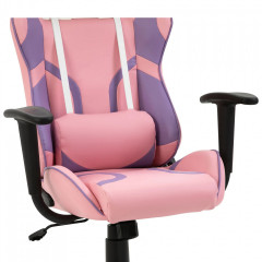 Scaun ergonomic 69x56x125,5 cm | roz și violet č.3