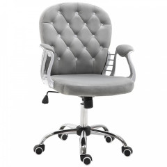 Scaun de birou cu cotiere 59,5x60,5x95-105 cm | gri č.2