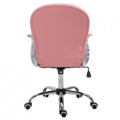 Scaun de birou cu cotiere 59,5x60,5x95-105 cm | roz č.3