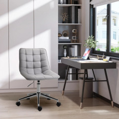 Scaun de birou 360° pivotant | gri deschis