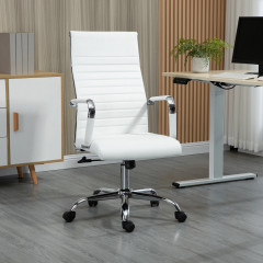 Scaun de birou ergonomic 54x62x104-114 cm | alb č.1