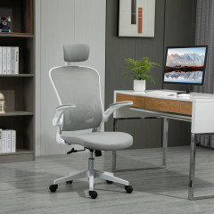 Fotoliu ergonomic de birou 65x64x114-122 cm | gri