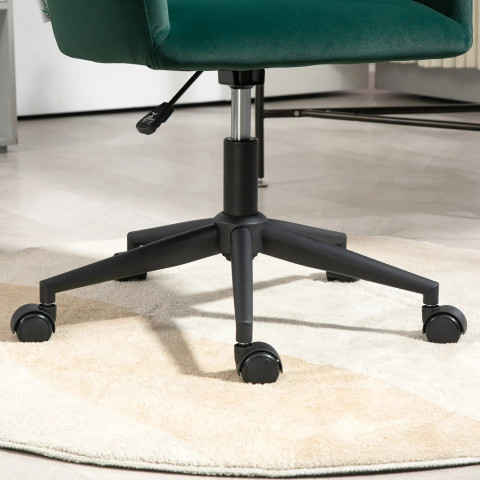 Fotoliu de birou cu spătar redus 58x58,5x86cm | verde č.5