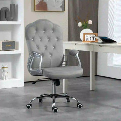 Scaun de birou 61 x 61 x 104-114 cm | gri deschis
