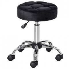 Scaun cu înălțime reglabilă 35x35x49-61 cm | negru č.2