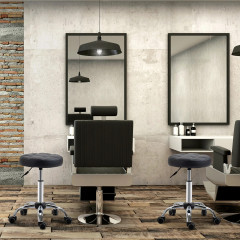 Set 2 scaune rotative | negru č.1