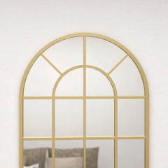 Oglindă decorativă de perete 110x62 cm | auriu č.3
