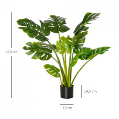 Plantă artificială 110 cm | verde č.2