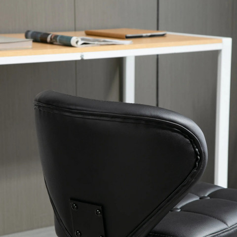 2 scaune mobile cu spătar 45x47x72-87 cm | gri închis č.2