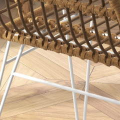 Set 2 scaune de bucătărie | maro deschis č.3