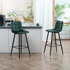 Set 2 scaune de bar 42 x 47 x 105 cm | verde č.1