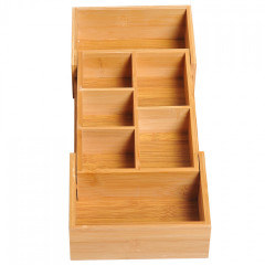 Cutie de depozitare 24,6 x 17,6 x 7 cm| culoare naturală č.3