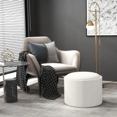 Suport pentru picioare rotund Ø56 x 42 cm | crem č.1