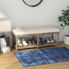 Bancă pentru pantofi 115 x 40 x 48 cm | crem č.1